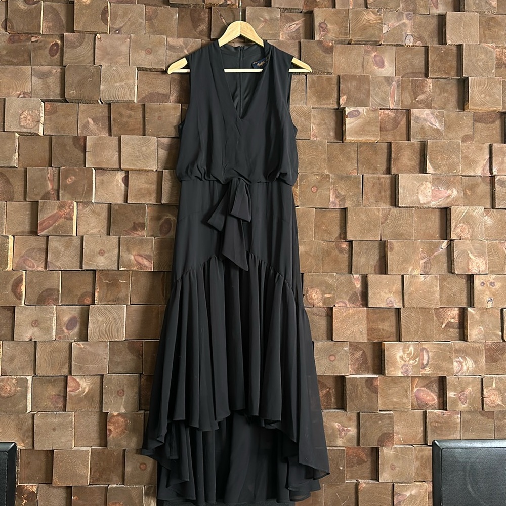 Just Taylor hi low ruffle dress